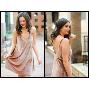 💕NORDSTROM TEN SIXTY SHERMAN💕 Velvet Camisole Dress Small S